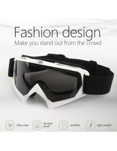 Gafas de Motocicleta GGBuy para Motocross UV400 Ajustables 2
