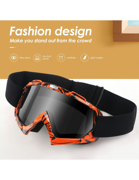 Gafas de Motocicleta GGBuy MT003 Anti Rayones UV400