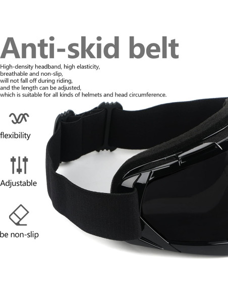 Gafas de Motocicleta GGBuy para Motocross UV400 Ajustables