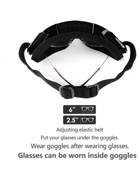 Gafas de Motocicleta GGBuy para Motocross UV400 Ajustables