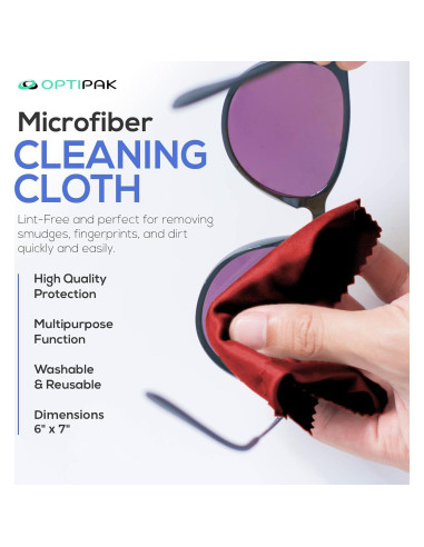 Kit de Limpieza de Lentes OPTIPAK - 2 Spray 29ml + 2 Paños