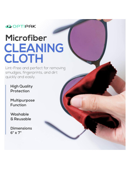 Kit de Limpieza de Lentes OPTIPAK - 2 Spray 29ml + 2 Paños