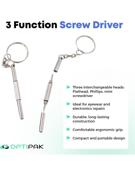 Kit de Limpieza de Lentes OPTIPAK - 2 Spray 29ml + 2 Paños