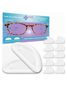 Almohadillas de Nariz GMS Optical 2mm x 15mm - 10 Pares