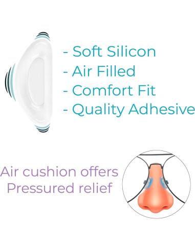 Almohadillas de Nariz GMS Optical 2mm x 15mm - 10 Pares