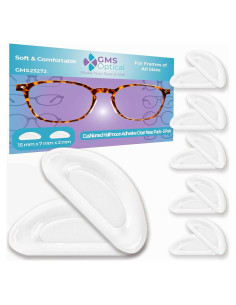 Almohadillas de Nariz GMS Óptico 2mm x 15mm - 5 Pares