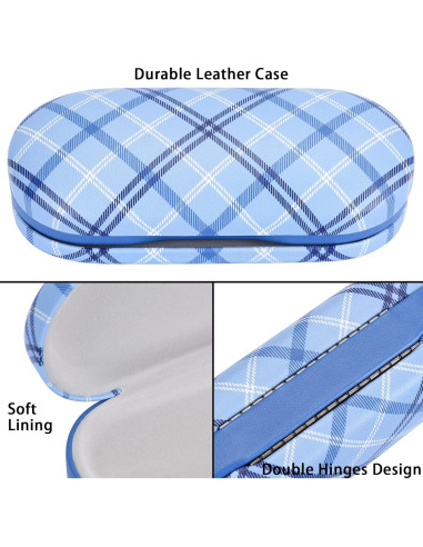 Estuche 2 en 1 Muf para Lentes y Gafas Azul