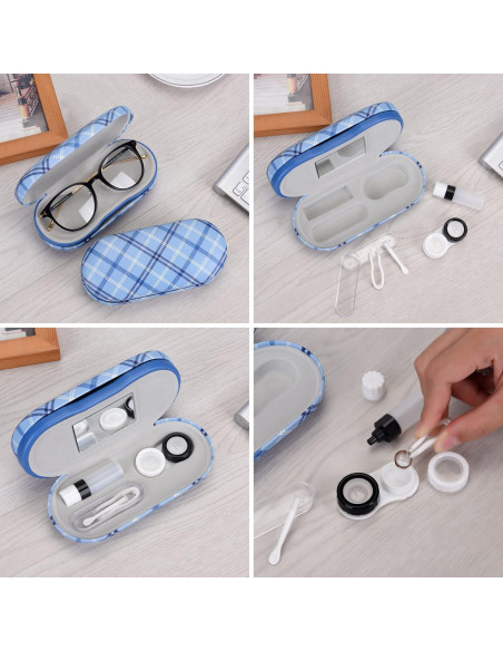 Estuche 2 en 1 Muf para Lentes y Gafas Azul