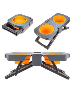 Comedero Elevado Plegable Downtown Pet Supply - 5 Tazas