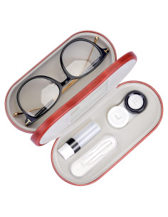 Estuche 2 en 1 Muf para Lentes y Gafas Marrón