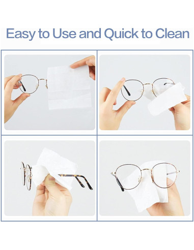 Toallitas de Limpieza I-sper 250PCS para Gafas y Pantallas