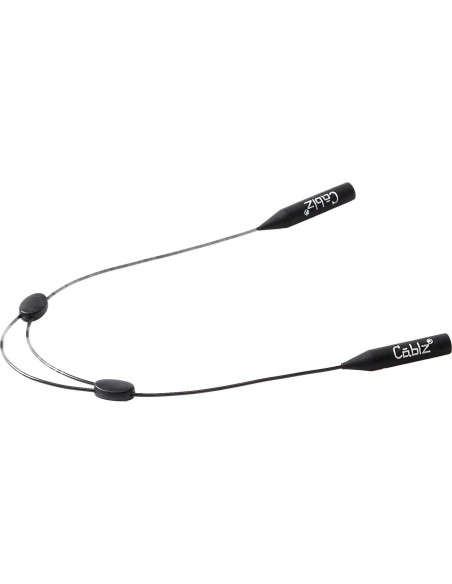 Cablz Monoz XL Retenedor de Gafas Ajustable Negro 35,56 cm