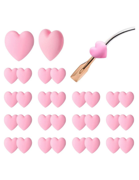 15 Pares de Retenedores de Gafas Silicona iGeyzoe Amor Rosa