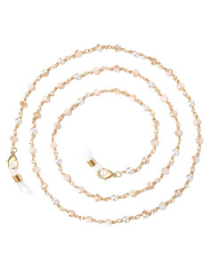 Cadena de Gafas Humlbird para Mujeres 67 cm Cristal Natural