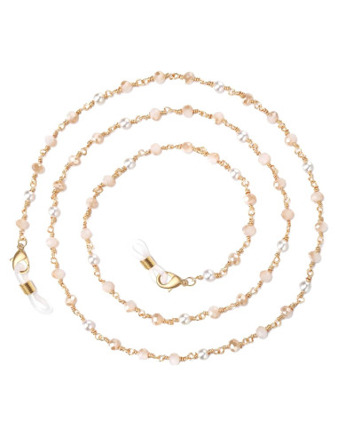 Cadena de Gafas Humlbird para Mujeres 67 cm Cristal Natural