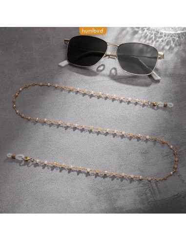 Cadena de Gafas Humlbird para Mujeres 67 cm Cristal Natural