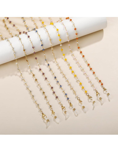 Cadena de Gafas Humlbird para Mujeres 67 cm Cristal Natural