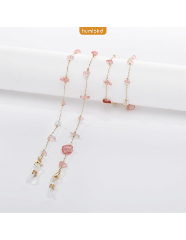 Cadena de Gafas Humlbird para Mujeres 73 cm Cristal Natural