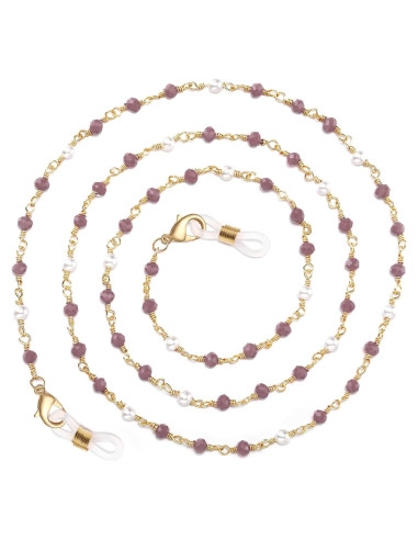 Cadena de Gafas Humlbird para Mujeres 67 cm Cristal Natural