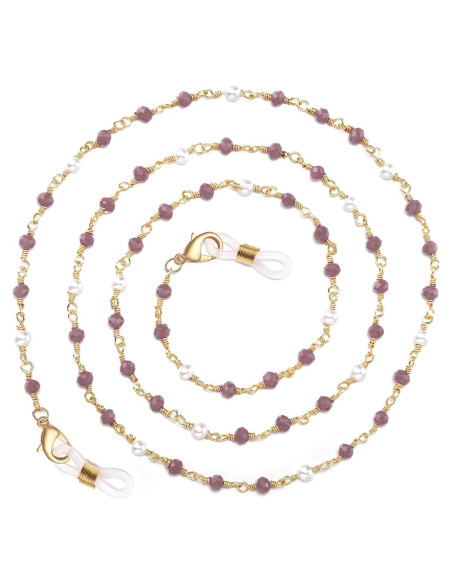 Cadena de Gafas Humlbird para Mujeres 67 cm Cristal Natural