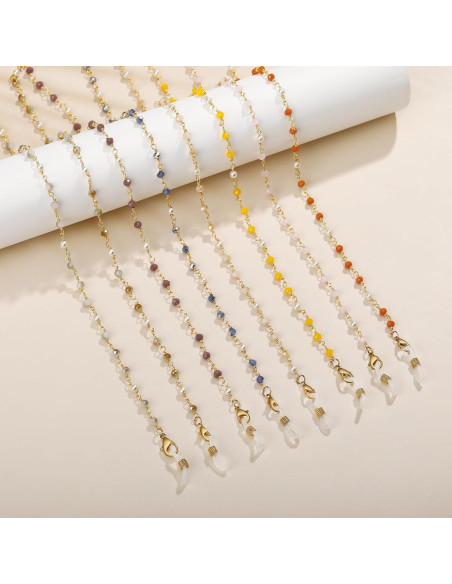 Cadena de Gafas Humlbird para Mujeres 67 cm Cristal Natural