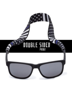 Correa Flotante de Gafas Neopreno - Ajustable Azul Delgada 2