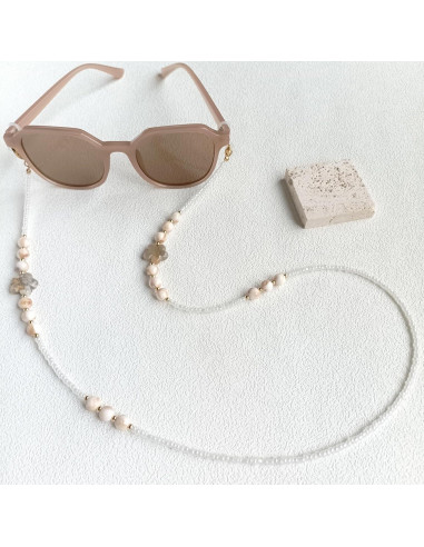 Cadena de Gafas YN02 con Perlas y Cristales para Mujeres