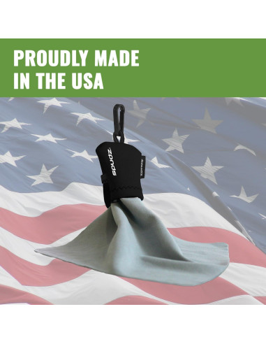 Paño Microfibra Spudz Classic Chevron Gris 15,24 cm