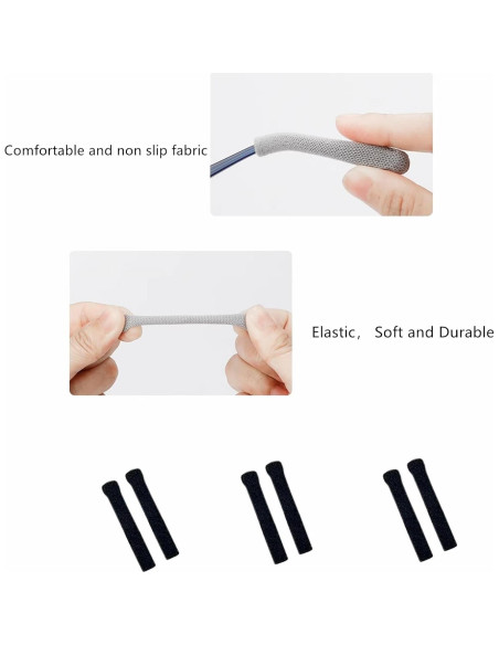 Almohadillas Antideslizantes DECKER para Gafas 3 Pares