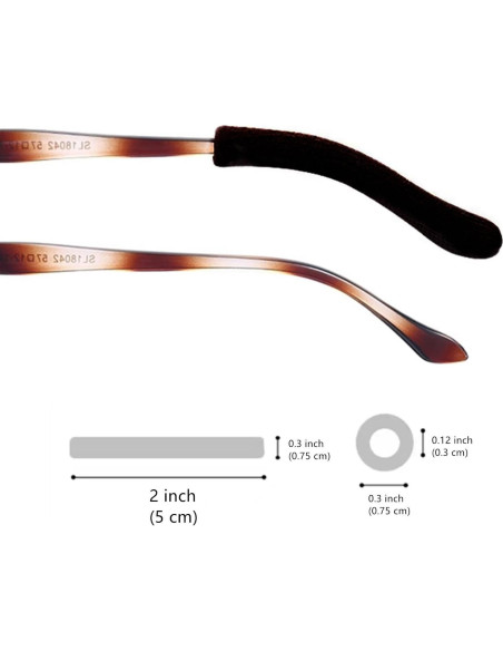 Almohadillas Antideslizantes DECKER para Gafas 3 Pares