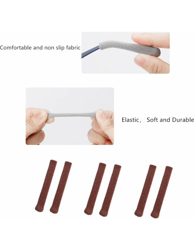 Almohadillas Antideslizantes DECKER para Gafas 3 Pares