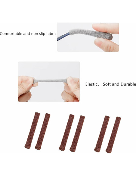 Almohadillas Antideslizantes DECKER para Gafas 3 Pares