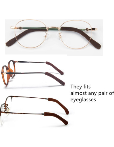 Almohadillas Antideslizantes DECKER para Gafas 3 Pares