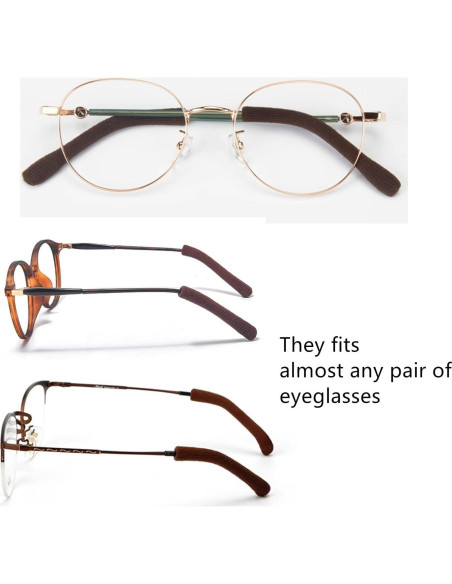 Almohadillas Antideslizantes DECKER para Gafas 3 Pares