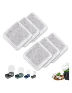 Filtros de Reemplazo de Carbón TOGGATH para Mascotas - Paquete de 6