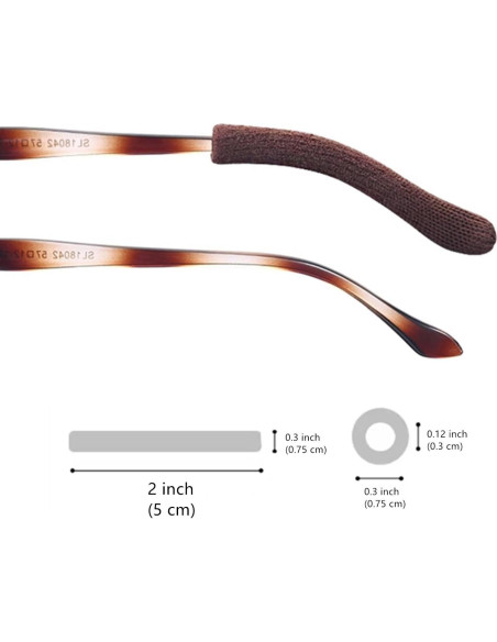 Almohadillas Antideslizantes DECKER para Gafas 3 Pares