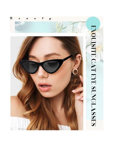 50 Pares de Gafas de Sol Retro Estilo Gato Tellegloww