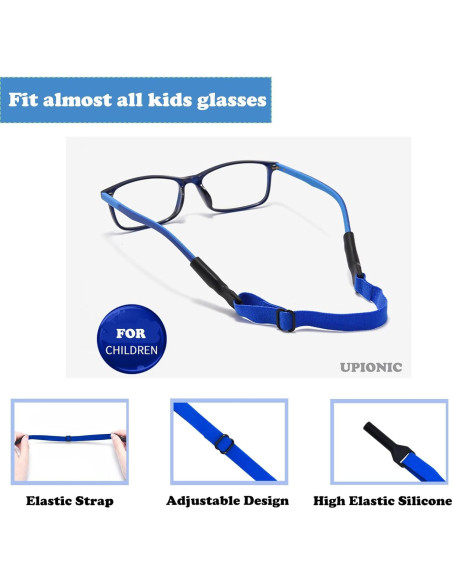 Correa Ajustable para Gafas UPIONIC 5 Pcs Niños Antideslizante