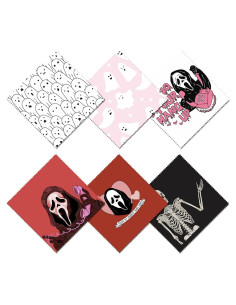 Paño de limpieza de gafas BHAHB 6 PCS microfibra 16x16 cm