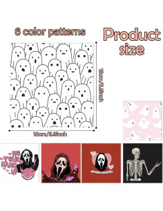 Paño de limpieza de gafas BHAHB 6 PCS microfibra 16x16 cm 2