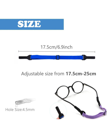 Correa Ajustable para Gafas UPIONIC 5 Piezas Niños
