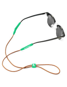Correa de Gafas Pilotfish de Cuero Trenzado Unisex