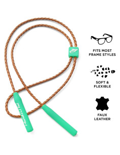 Correa de Gafas Pilotfish de Cuero Trenzado Unisex 2