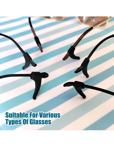 5 Pares Sujetadores Gafas Silicona Antideslizante Sima-2