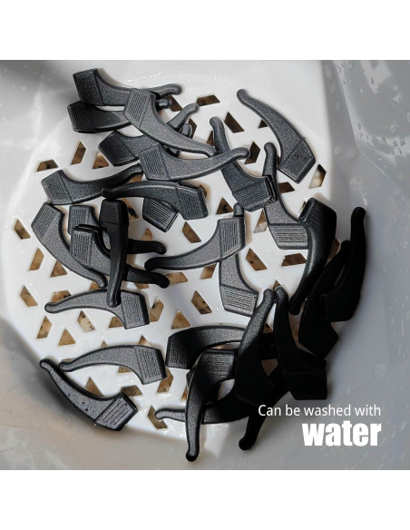 5 Pares Sujetadores Gafas Silicona Antideslizante Sima-2