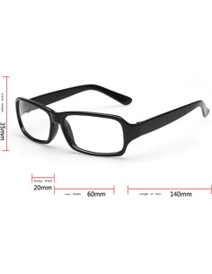 Gafas Vintage Clásicas Transparentes FancyG para Adultos 2