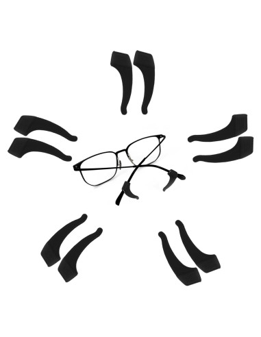 5 Pares Sujetadores Gafas Silicona Antideslizante Sima-2