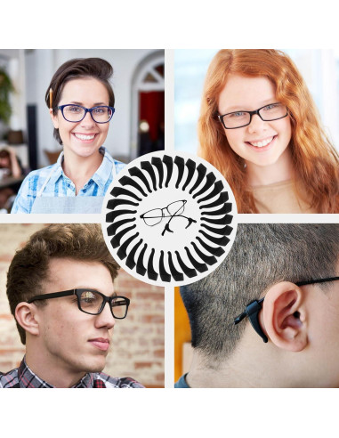 5 Pares Sujetadores Gafas Silicona Antideslizante Sima-2