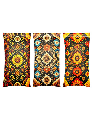 3 Estuches Suaves para Gafas Bohemios - Protección y Estilo