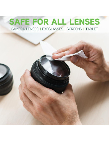 Toallitas de limpieza de lentes SNEMGOY 310 unidades prehumedecidas